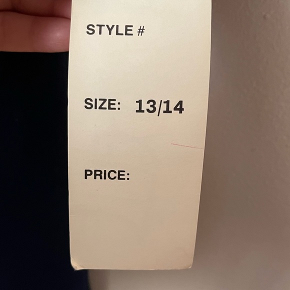 La Belle Vintage Button Down Navy Dress NWT - Picture 7 of 8